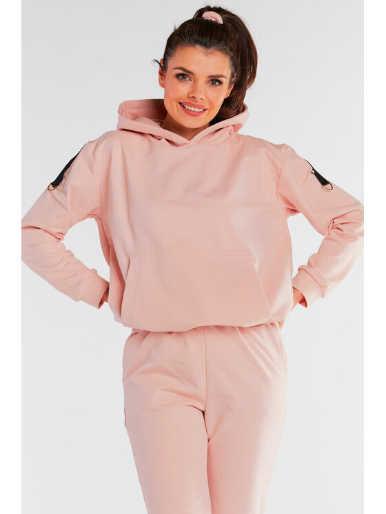 Infinite You Infinite You Bluza M248 Różowy Basic Fit