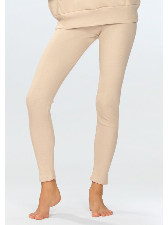 DKaren Sport Damskie Legginsy, rozmiar L, Beżowe, Oseye