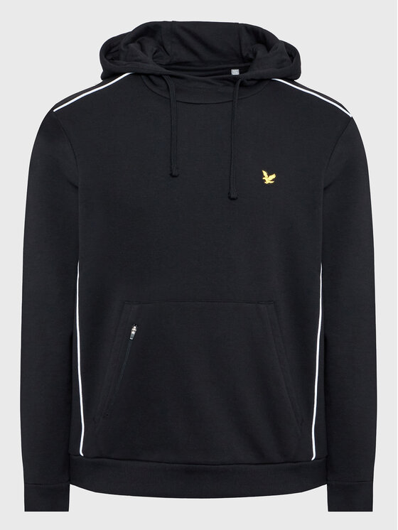 Lyle Scott Felpa Contrast Piping ML1482OGSP Nero Slim Fit Modivo