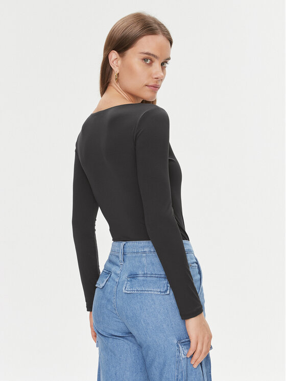 Guess Guess Glaustinukė Chia V3BP22 KC450 Juoda Slim Fit