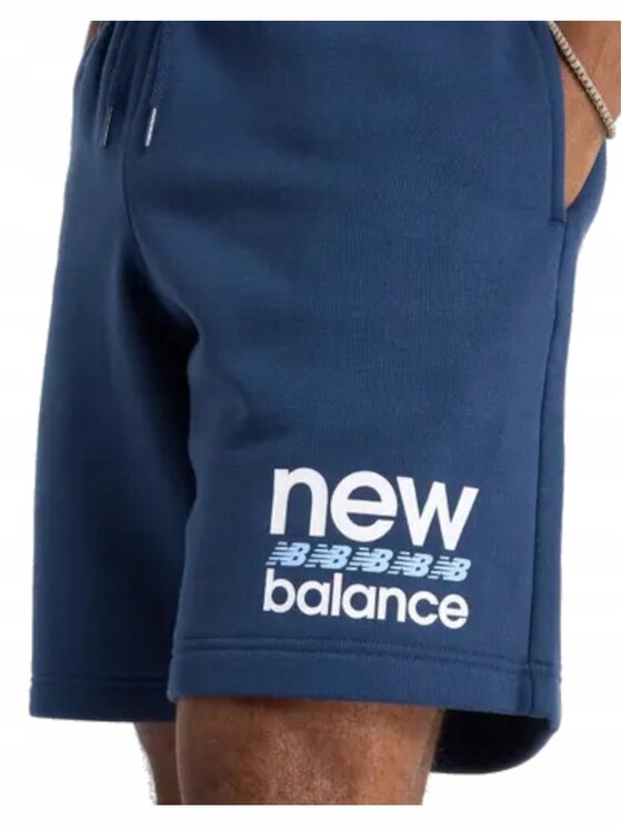 New Balance New Balance Szorty MS51940NNY Niebieski Standard Fit