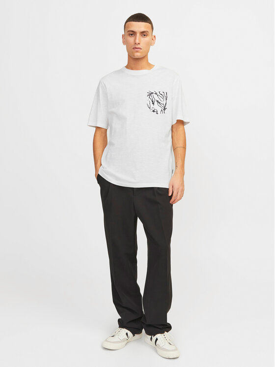 Jack&Jones Jack&Jones T-shirt Lafayette 12250435 Bijela Standard Fit