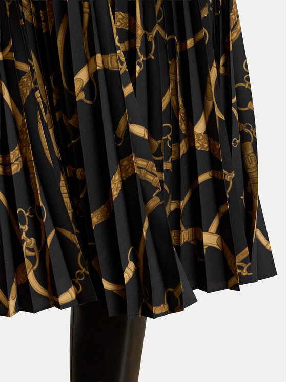 LAUREN RALPH LAUREN LAUREN RALPH LAUREN Plisseeseelik 200P14015001 Must A-Line Fit