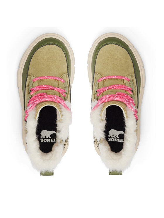 Sorel Sorel Снігоходи Explorer™III Lace Wp 2088512327 Зелений