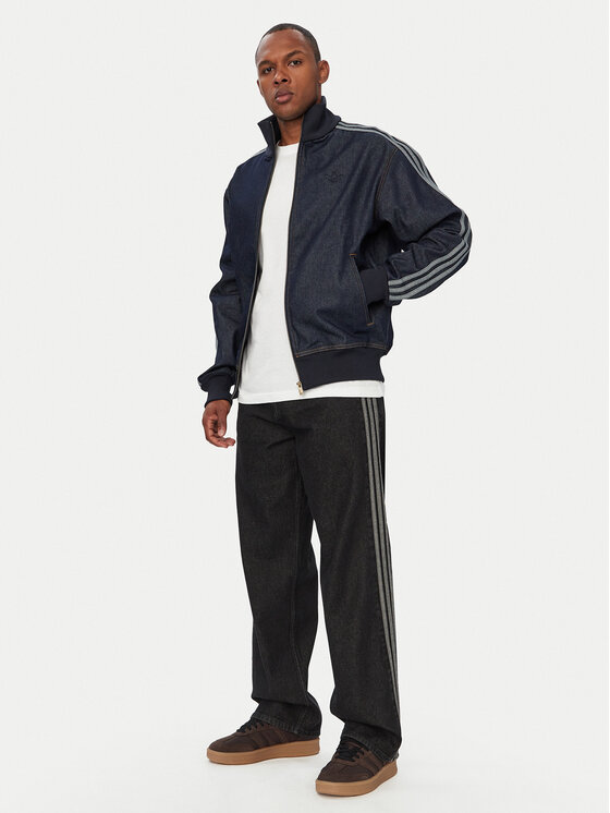 adidas adidas Jeans hlače Firebird Adicolor Denim KD1497 Črna Loose Fit