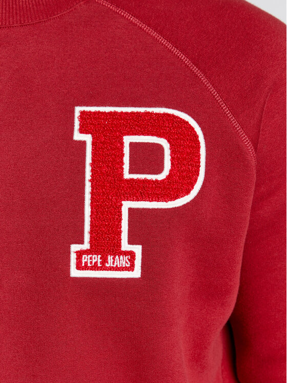 Pepe Jeans Pepe Jeans Bluza Pike PM582276 Bordowy Regular Fit