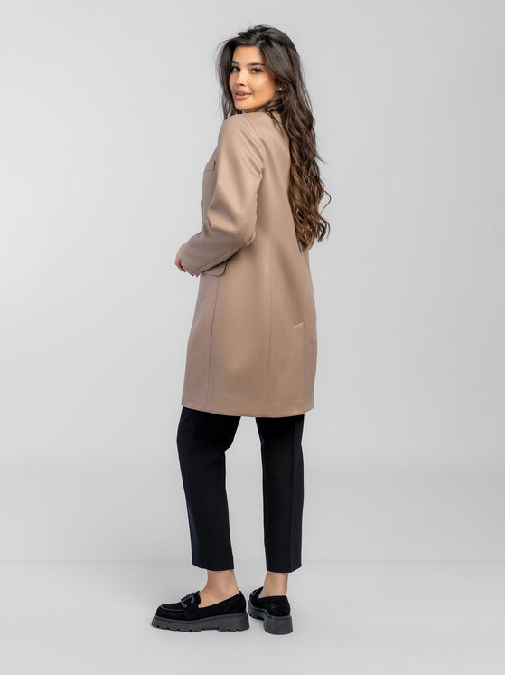 Salme Salme Prechodný kabát Alicja Hnedá Regular Fit