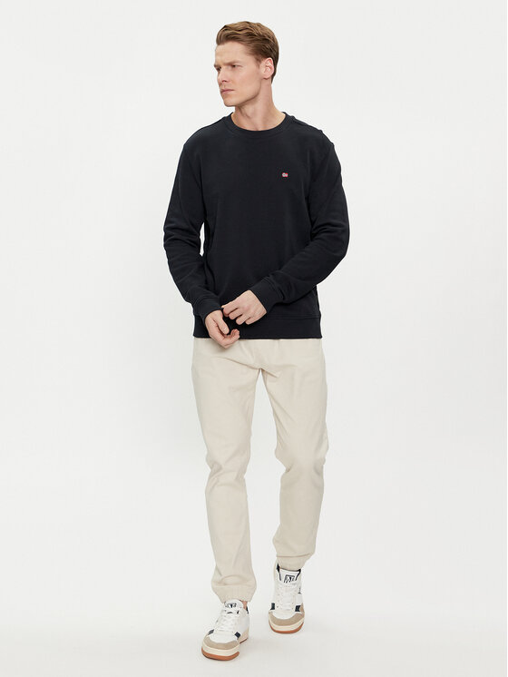Napapijri Napapijri Bluză Balis NP0A4H89 Negru Regular Fit