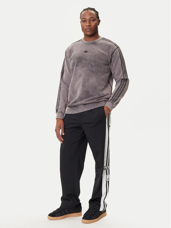 adidas adidas Mikina Premium Essentials Retro JD0246 Šedá Loose Fit