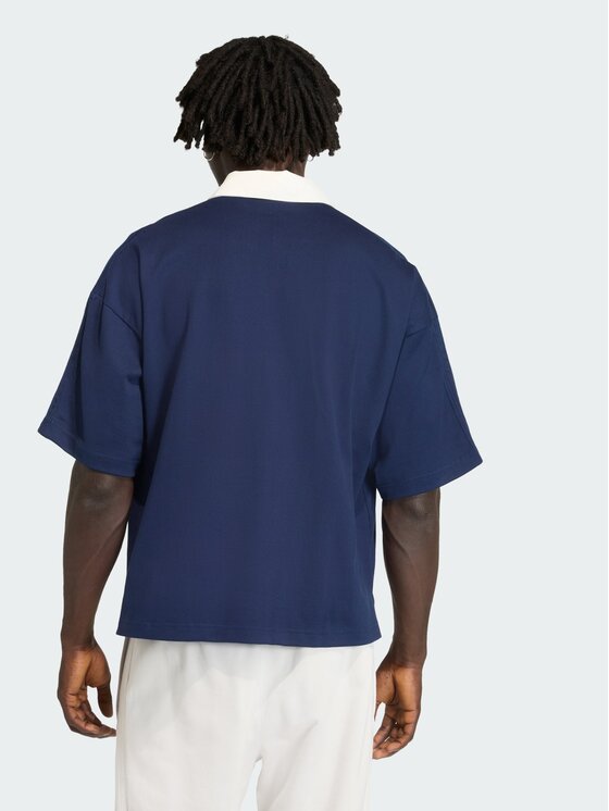adidas adidas Polo 159054 Niebieski jasny Loose Fit