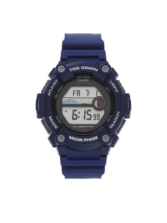 Casio Casio Ročna ura WS-1300H-2AVEF Mornarsko modra
