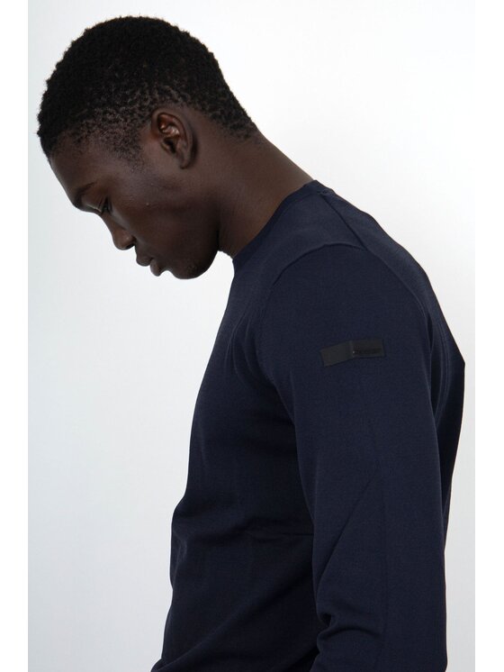RRD RRD Maglione RRD Maglia Maxell Round Knit Blu Blu Slim Fit