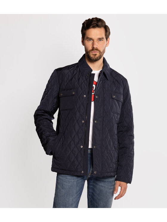 Lee Cooper Lee Cooper Kurtka zimowa LUCIANO Granatowy Regular Fit