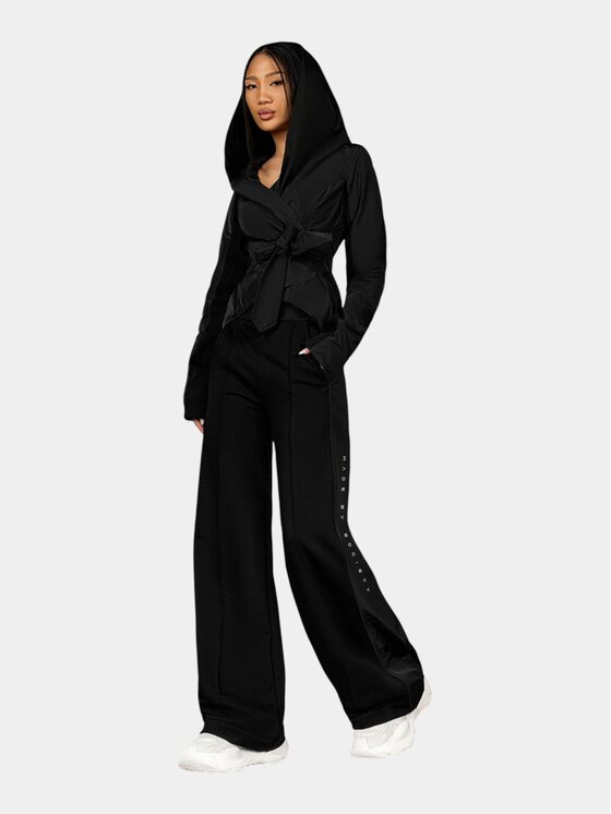 Nobrand Nobrand Kurtka anorak Jacheta GRID DISRUPTION - J27225 Czarny Basic Fit