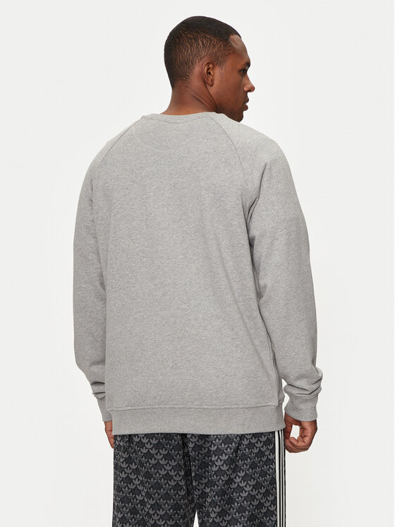 adidas adidas Суитшърт Trefoil Essentials IX7677 Сив Regular Fit