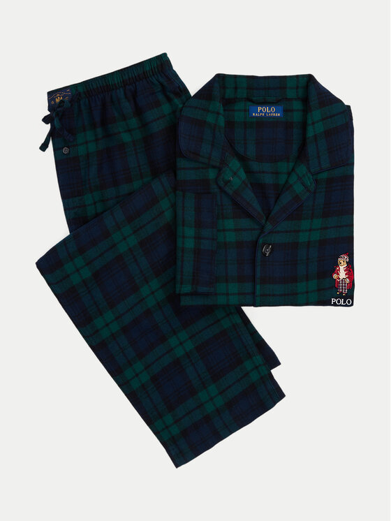 Polo Ralph Lauren Polo Ralph Lauren Pižama 714915985002 Zelena Regular Fit