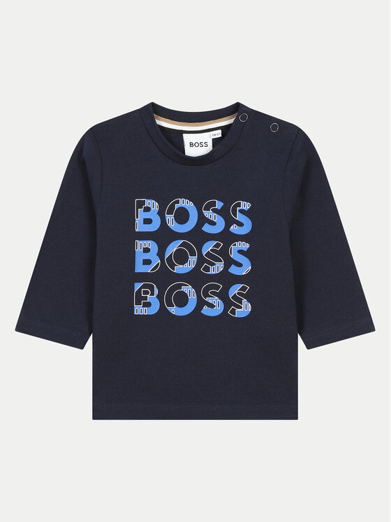 BOSS Boss Bluză J51291 M Bleumarin Regular Fit
