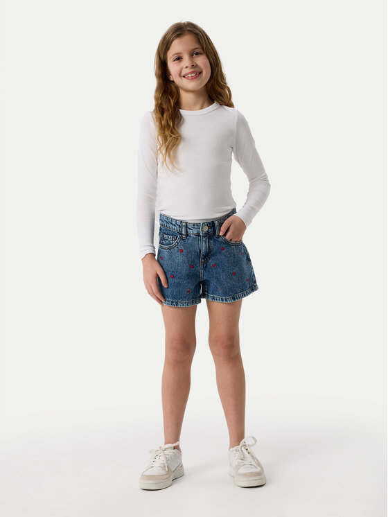 NAME IT NAME IT Džínové šortky Bella 13229316 Modrá Regular Fit