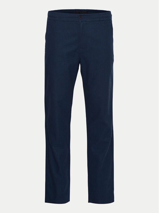 Blend Blend Szövet nadrág 20716614 Sötétkék Straight Fit