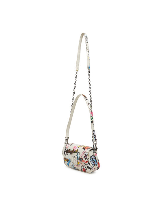 Marc Jacobs Marc Jacobs Дамска чанта The Sticker Clover Shoulder Bag 2S5HSH027H02 Бял