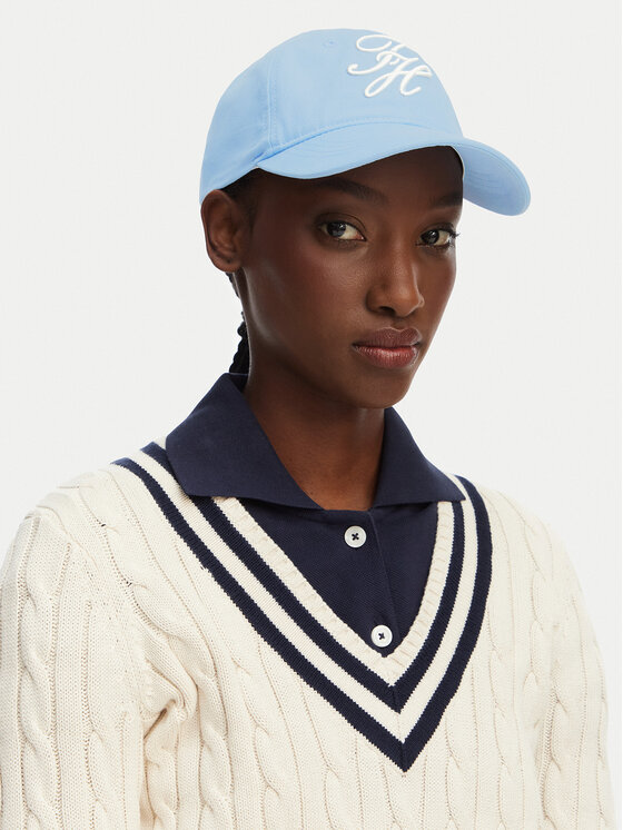 Tommy Hilfiger Tommy Hilfiger Czapka z daszkiem Logo Embroidery Baseball Cap AW0AW18338 Niebieski