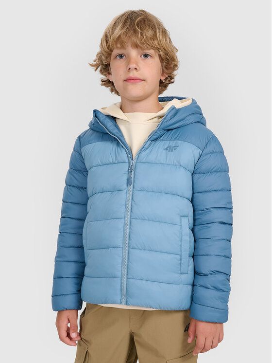 4F 4F Kurtka puchowa 4FJRAW25TDJAM0770-32S Granatowy Regular Fit