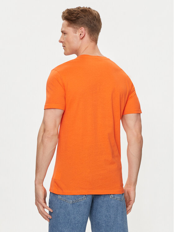 United Colors Of Benetton United Colors Of Benetton T-Shirt 3P7XU108X Pomarańczowy Regular Fit