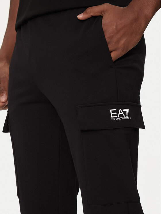EA7 Emporio Armani EA7 Emporio Armani Pantaloni trening 8NPP67 PJVRZ 1200 Negru Regular Fit