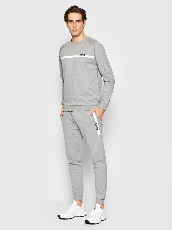 Felpa Authentic 50465703 Grigio Regular Fit
