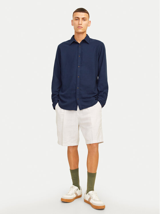 Jack&Jones Jack&Jones Ing Joshua 12258429 Sötétkék Slim Fit