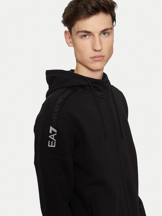 EA7 Emporio Armani EA7 Emporio Armani Mikina 6DPM14 PJVTZ 1200 Černá Regular Fit