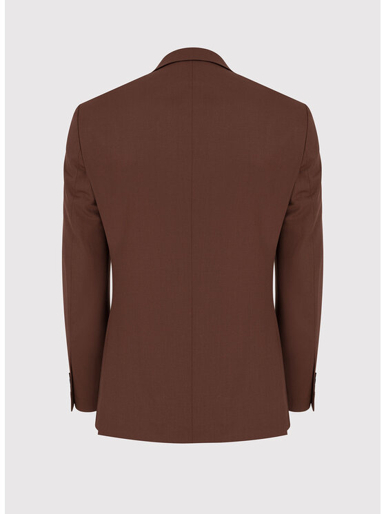 Pako Lorente Pako Lorente Marynarka P22WF-3G-040 Brązowy Super Slim Fit