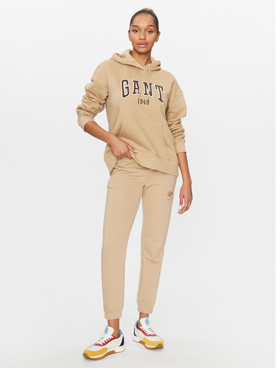 Gant Gant Donji dio trenerke Reg Tonal Shield 4200709 Kaki Regular Fit