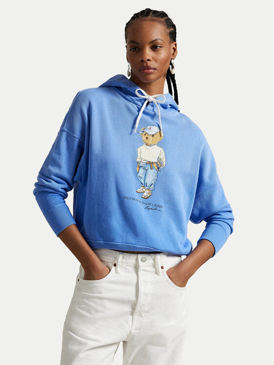 Polo Ralph Lauren Mikina 211965110001 Modrá Relaxed Fit