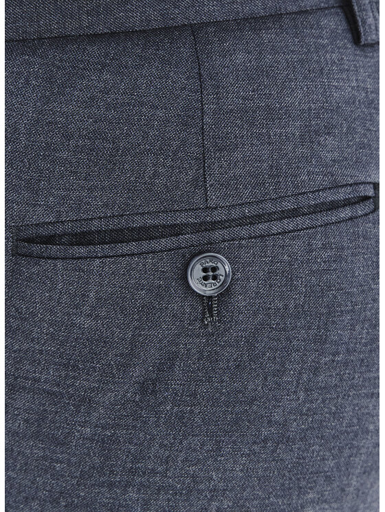 Pako Lorente Pako Lorente Spodnie garniturowe P25WF-6G-007 Granatowy Slim Fit