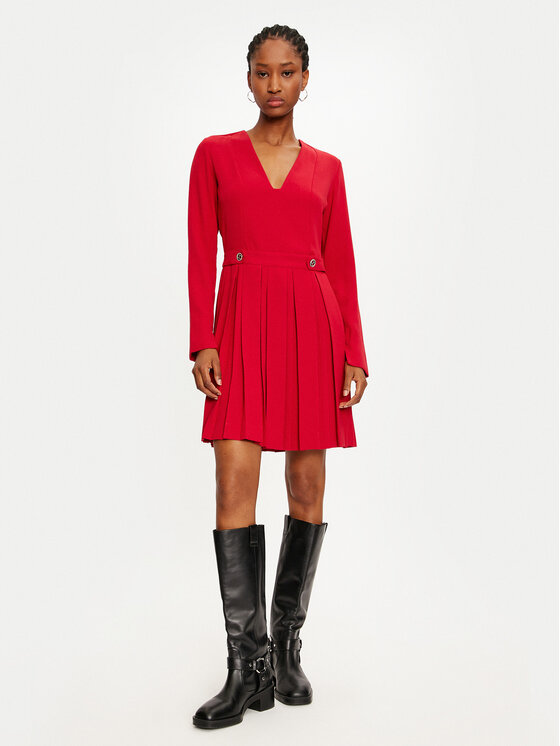 TWINSET TWINSET Sukienka codzienna 242TT2171 Czerwony Loose Fit