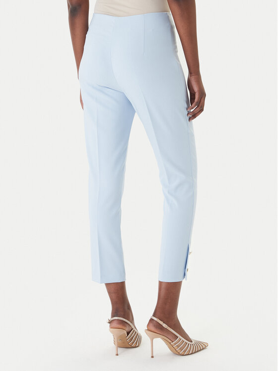 Rinascimento Rinascimento Medžiaginės kelnės CFC0128641003 Žydra Slim Fit