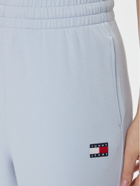 Tommy Jeans Tommy Jeans Sportinės kelnės DW0DW17312 Žydra Wide Leg