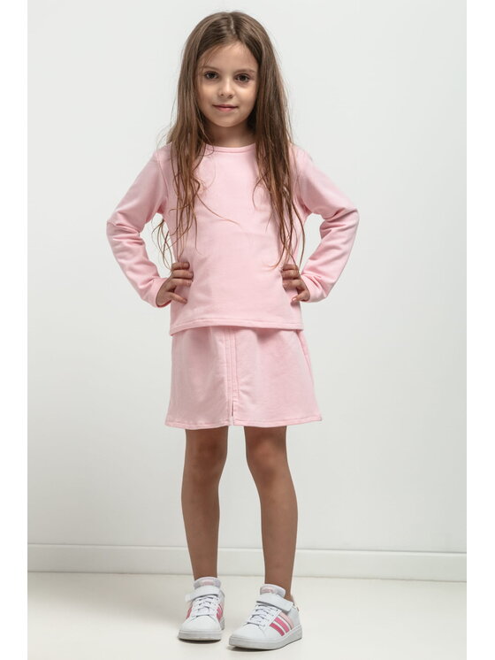 Tessita Tessita Bluza BLUZA MMD41_4_122 Różowy Basic Fit