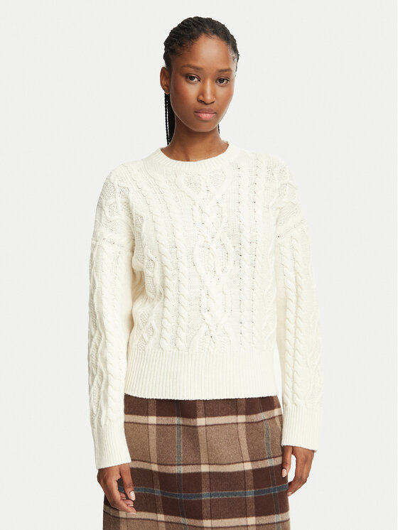 Weekend Max Mara Weekend Max Mara Pulover Alben 2625366132 Crem Regular Fit