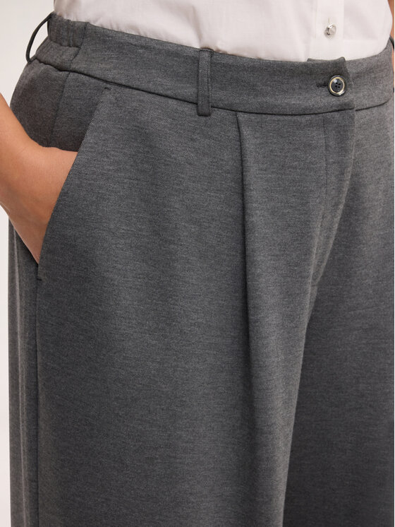 Fiorella Rubino Fiorella Rubino Pantaloni di tessuto P067L002458N013 Grigio Flared Fit