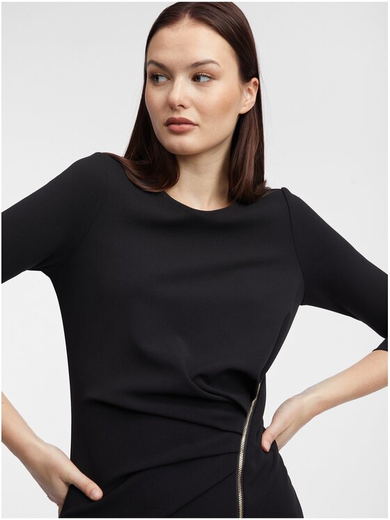 Orsay Orsay Sukienka 490476660000__34 Czarny Regular Fit