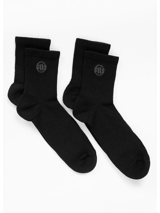 PITBULL PITBULL Skarpety krótkie ow Ankle COOLMAX SPORT Czarny