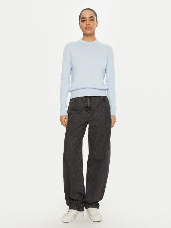Tommy Jeans Tommy Jeans Megztinis Essential DW0DW20159 Žydra Regular Fit