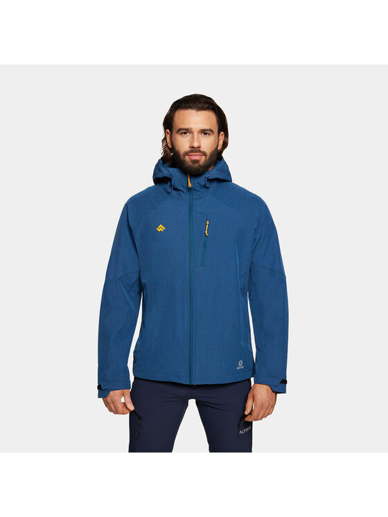 Alpinus Alpinus Kurtka softshell Lautaro Granatowy Regular Fit