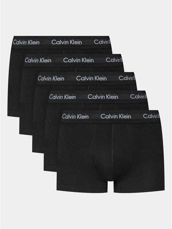Férfi 5 darab boxer Calvin Klein Underwear, Méret: M, Fekete, 000NB2734A