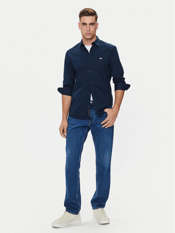 Tommy Jeans Tommy Jeans Camicia Entry DM0DM19519 Blu scuro Regular Fit