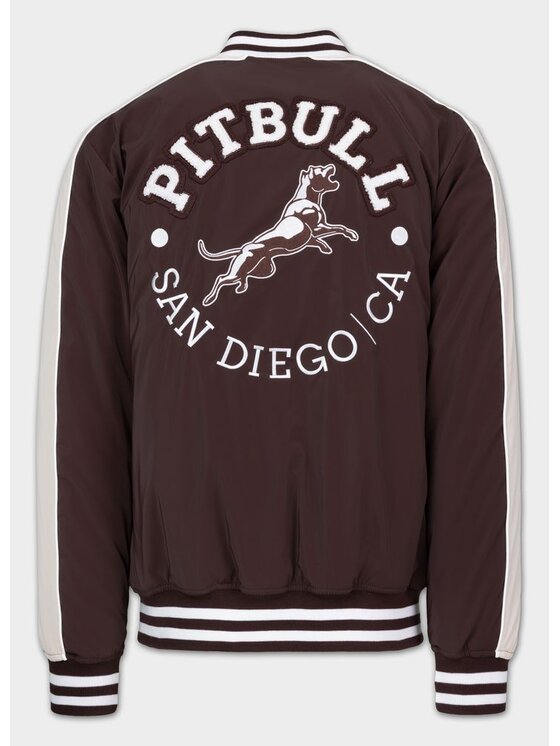 PITBULL PITBULL Kurtka przejściowa MANOLITO Bordowy Regular Fit