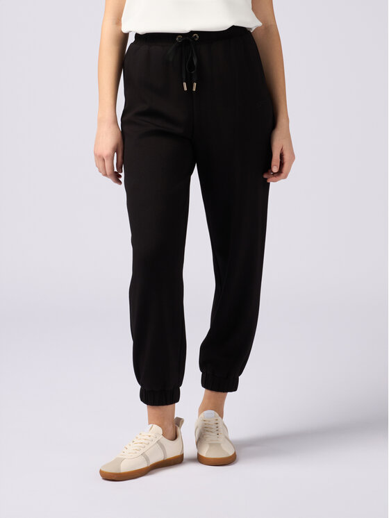 Oltre Oltre Pantaloni di tessuto P819J002273N033 Nero Boy Fit