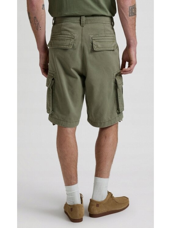 Lee Lee Szorty materiałowe Sierra Short Zielony Basic Fit